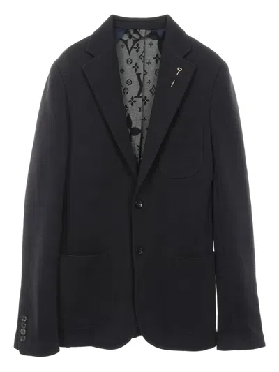 Pre-owned Louis Vuitton 2010s Single-breasted Blazer In Blue
