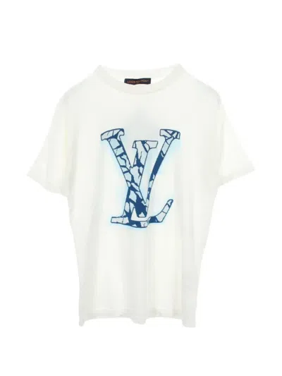 Pre-owned Louis Vuitton 2010s Ski Logo T-shirt In White