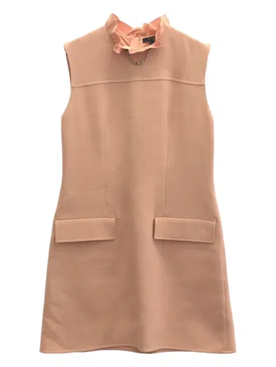 Pre-owned Louis Vuitton 2010s Sleeveless Dress In Pink