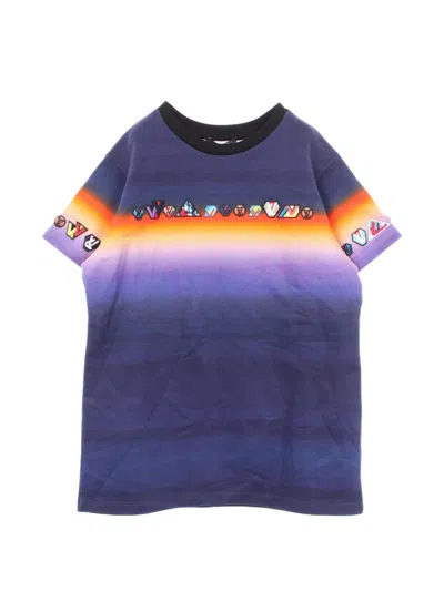 Pre-owned Louis Vuitton 2010s Tie-dye T-shirt In Blue
