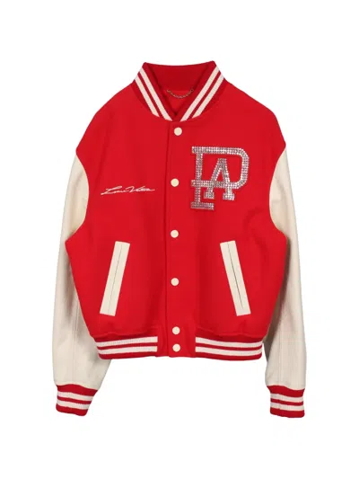 Pre-owned Louis Vuitton 2010s Varsity Blouson Jacket In Red