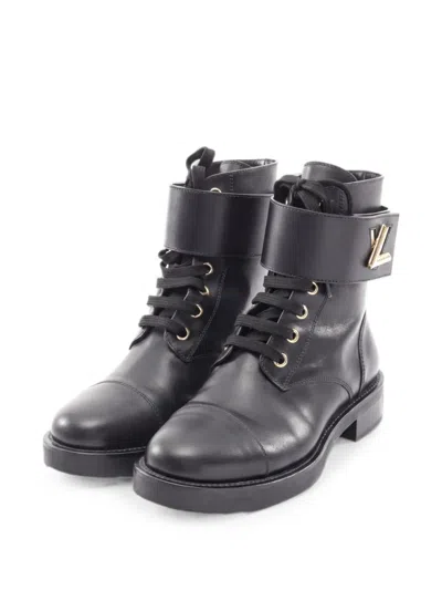 Pre-owned Louis Vuitton 2010s Wonderland Line Boots In Black