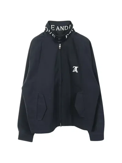 Pre-owned Louis Vuitton 2010s X Peace And Love Harrington Jacket In Blue