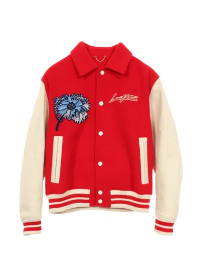 Pre-owned Louis Vuitton 2010s X Yayoi Kusama Psychedelic Flower Bomber Jacket In Red