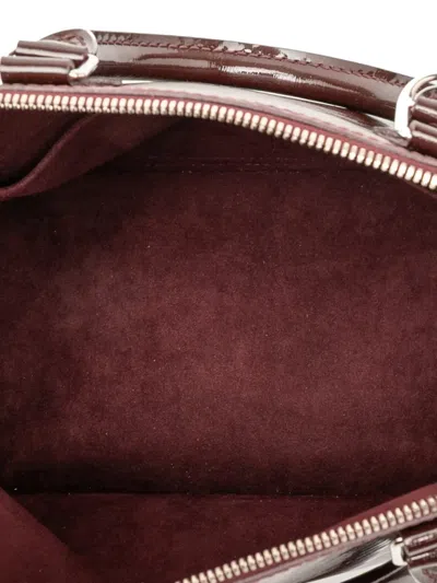 Pre-owned Louis Vuitton 2011-2013 Electric Epi Alma Pm Satchel In Purple