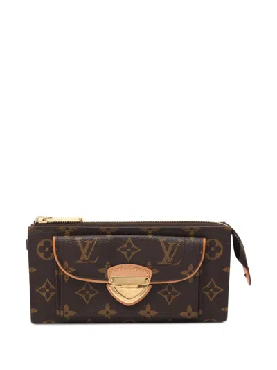 Pre-owned Louis Vuitton 2011 Astrid Long Wallet In Brown