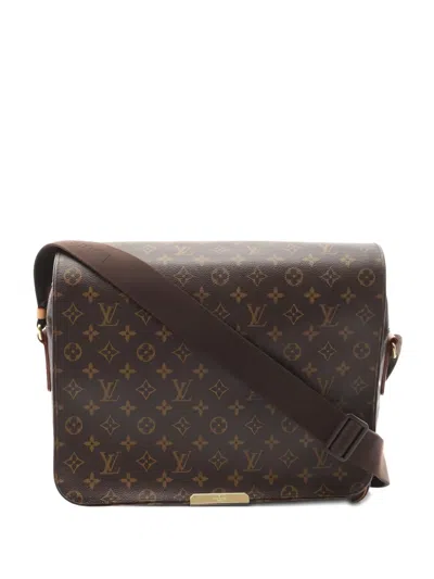 Pre-owned Louis Vuitton 2011 Aves Monogram Shoulder Bag In Brown