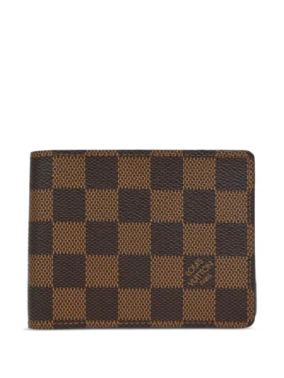 Pre-owned Louis Vuitton 2011 Bi-fold Wallet In Brown