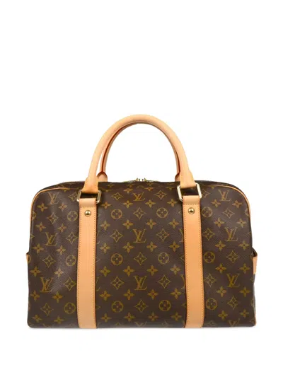 Pre-owned Louis Vuitton 2011 Carryall Duffle Bag In Brown