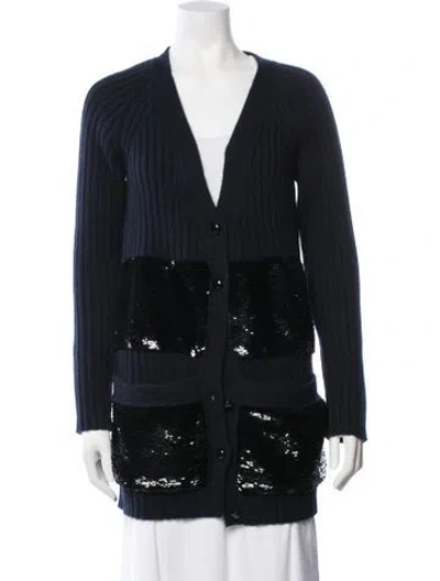 Pre-owned Louis Vuitton 2011 Cashmere Sweater In Blue