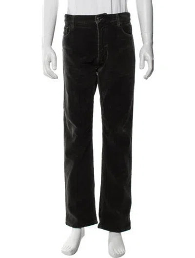 Pre-owned Louis Vuitton 2011 Corduroy Pants In Gray
