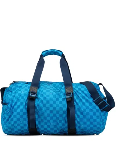 Pre-owned Louis Vuitton 2011 Damier Aventure Practical Bag Travel Bag In Blue
