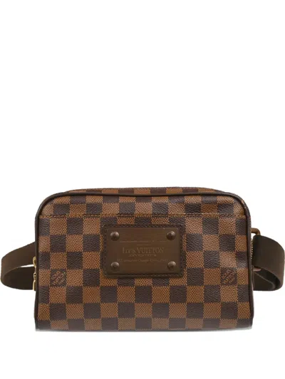 Pre-owned Louis Vuitton 2011 Damier Brooklyn Belt Bag