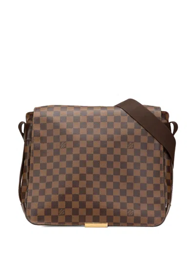 Pre-owned Louis Vuitton 2011 Damier Ebene Bastille Crossbody Bag