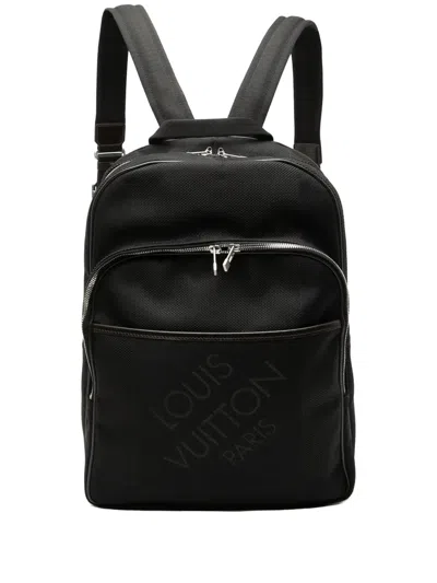 Pre-owned Louis Vuitton 2011 Damier Geant Neo Bongo Backpack In Black