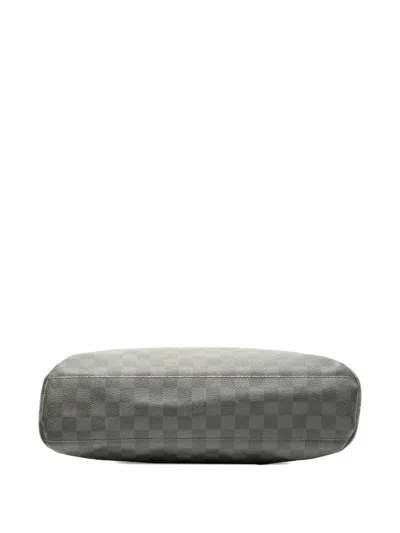 Pre-owned Louis Vuitton 2011 Damier Graphite Mick Mm Crossbody Bag In Black