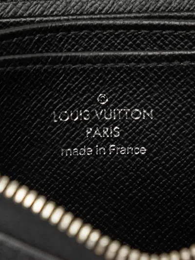 Pre-owned Louis Vuitton 2011 Damier Graphite Zippy Purse Coin Pouch In Blue