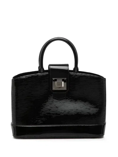Pre-owned Louis Vuitton 2011 Electric Epi Mirabeau Pm Satchel In Black