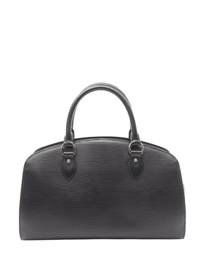 Pre-owned Louis Vuitton 2011 Epi Pont Neuf Pm Handbag In Black