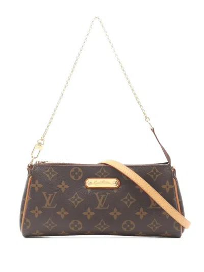 Pre-owned Louis Vuitton 2011 Eva Monogram Shoulder Bag In Brown
