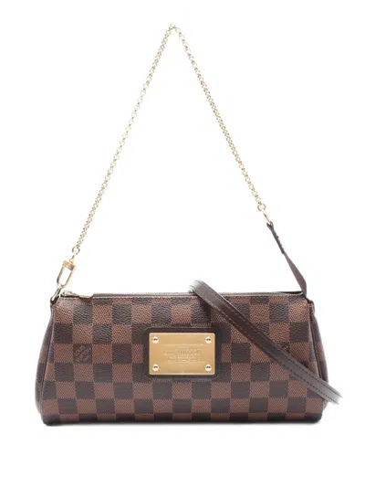 Pre-owned Louis Vuitton 2011 Eva Two-way Handbag In Brown