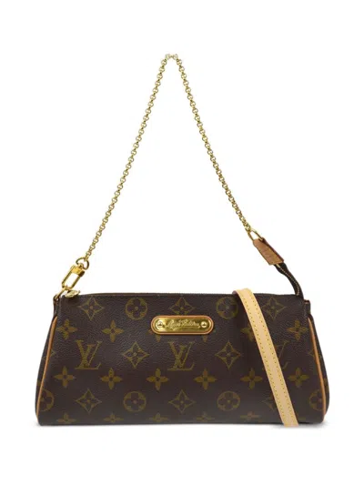 Pre-owned Louis Vuitton 2011 Eva Two-way Shoulder Bag In Brown