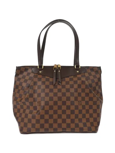 Pre-owned Louis Vuitton 2011 Gm Westminster Damier Tote Bag In Brown