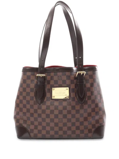 Pre-owned Louis Vuitton 2011 Hampstead Mm Shoulder Bag In ブラウン