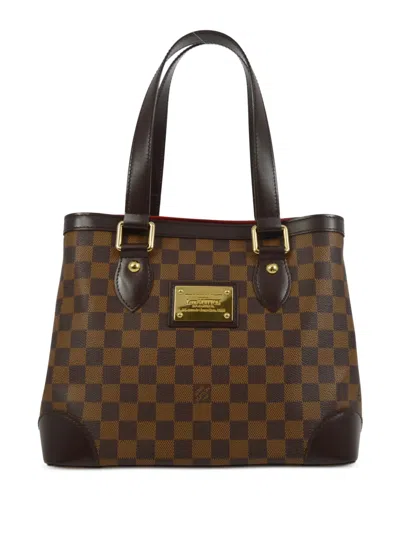 Pre-owned Louis Vuitton 2011  Hampstead Pm Handbag In Brown
