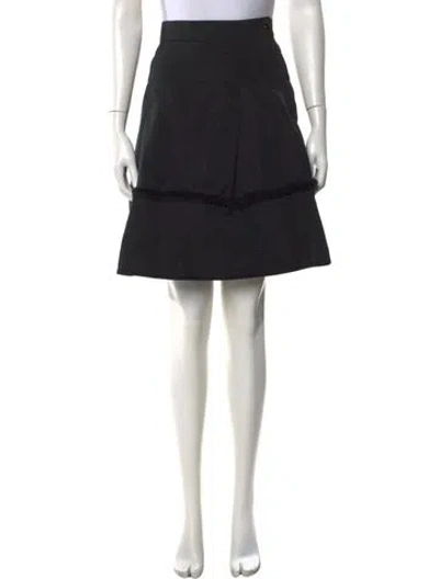 Pre-owned Louis Vuitton 2011 Knee-length Skirt In Black