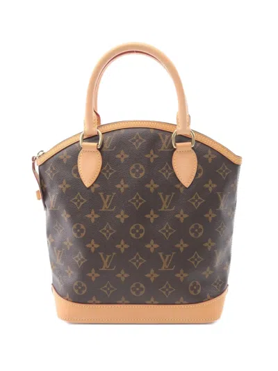 Pre-owned Louis Vuitton 2011 Lockit Tote Bag In Brown