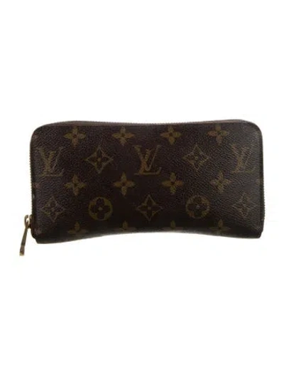 Pre-owned Louis Vuitton 2011 Lv Monogram Zippy Wallet In Brown