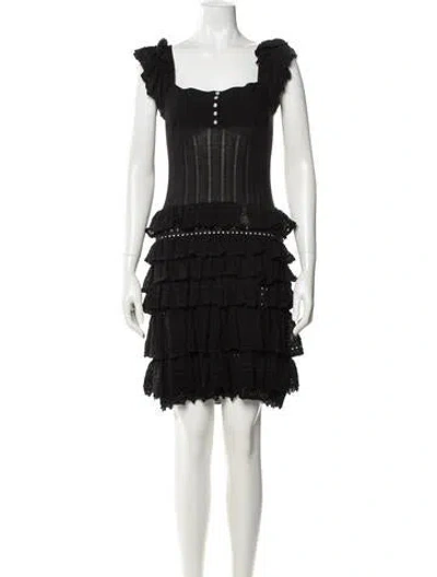 Pre-owned Louis Vuitton 2011 Mini Dress In Black