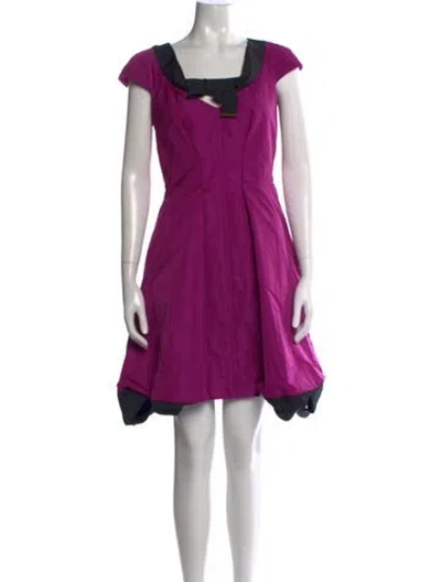 Pre-owned Louis Vuitton 2011 Mini Dress In Purple