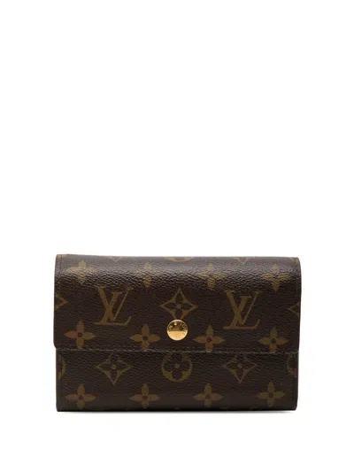 Pre-owned Louis Vuitton 2011 Monogram Alexandra Wallet Small Wallets In Brown