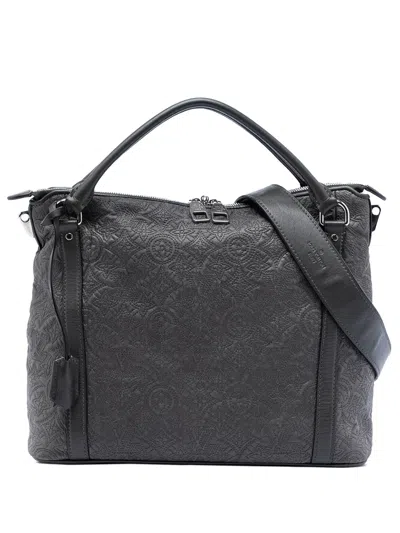 Pre-owned Louis Vuitton 2011 Monogram Antheia Ixia Pm Satchel In Grey