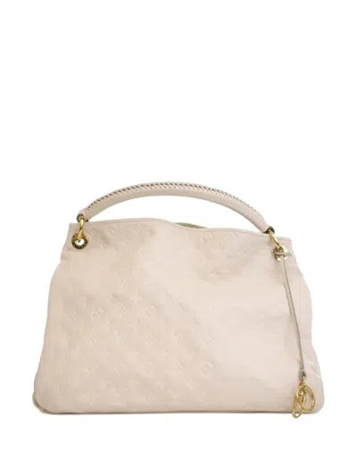 Pre-owned Louis Vuitton 2011 Monogram Empreinte Artsy Mm Hobo Bag In White