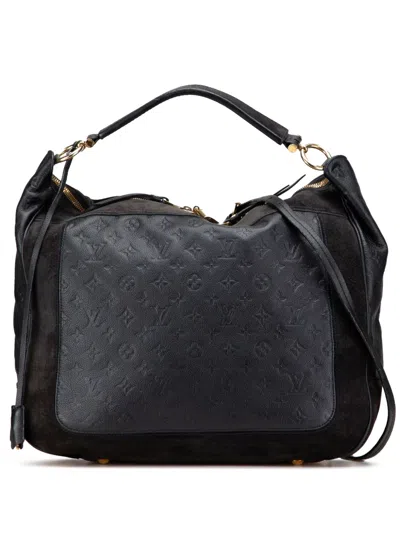 Pre-owned Louis Vuitton 2011 Monogram Empreinte Audacieuse Gm Satchel In Blue