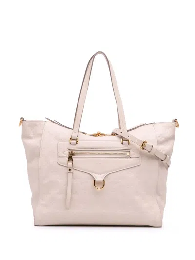 Pre-owned Louis Vuitton 2011 Monogram Empreinte Lumineuse Pm Satchel In Brown