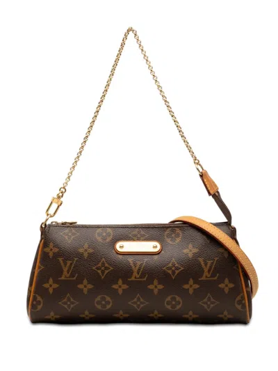Pre-owned Louis Vuitton 2011 Monogram Eva Satchel In Brown