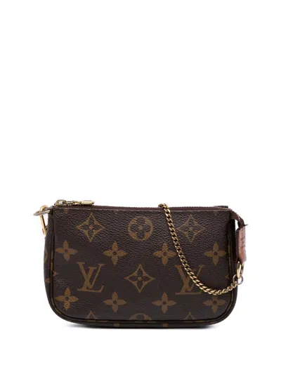 Pre-owned Louis Vuitton 2011 Monogram Mini Pochette Accessoires Handbag