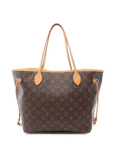 Louis Vuitton 2011 Monogram Neverfull Mm Tote Bag In Brown
