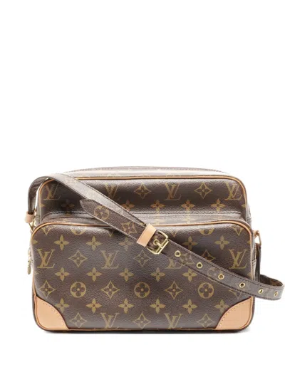 Pre-owned Louis Vuitton 2011 Monogram Nile Cross Body Bag In Brown