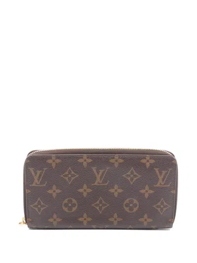 Pre-owned Louis Vuitton 2011's Monogram-pattern Wallet In Brown