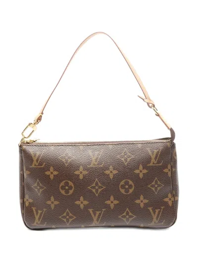 Pre-owned Louis Vuitton 2011 Monogram Shoulder Bag In Brown