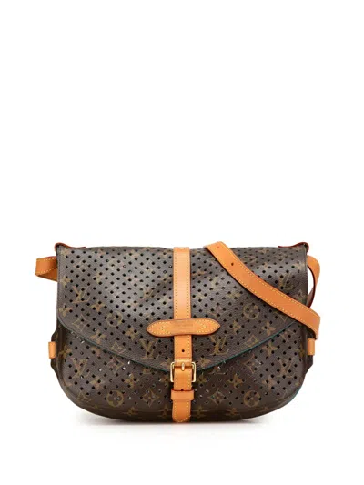 Pre-owned Louis Vuitton 2011 Monogram Sofia Coppola Flore Saumur Crossbody Bag