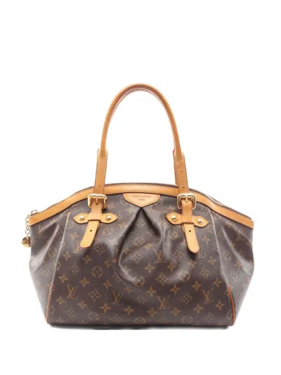 Pre-owned Louis Vuitton 2011 Monogram Tivoli Gm Handbag In Brown