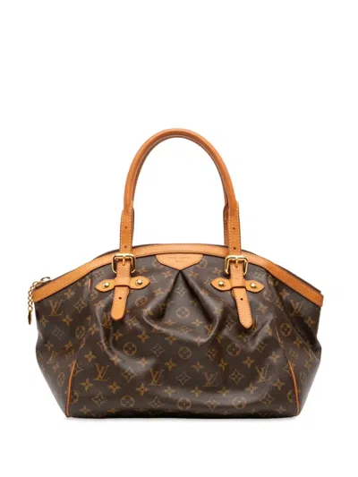 Pre-owned Louis Vuitton 2011 Monogram Tivoli Gm Shoulder Bag In Brown