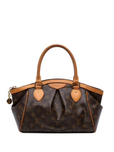 Pre-owned Louis Vuitton 2011 Monogram Tivoli Pm Handbag In Brown