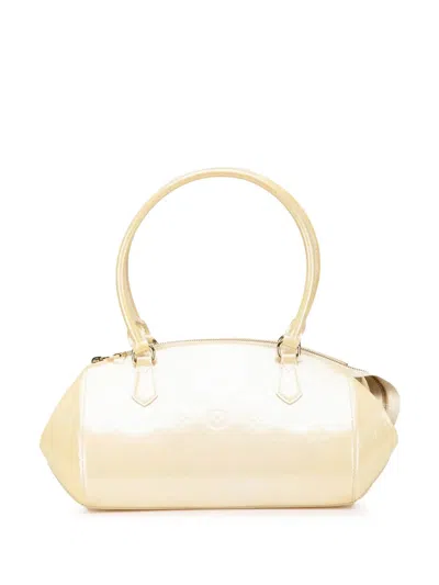 Pre-owned Louis Vuitton 2011 Monogram Vernis Sherwood Pm Handbag In 褐色